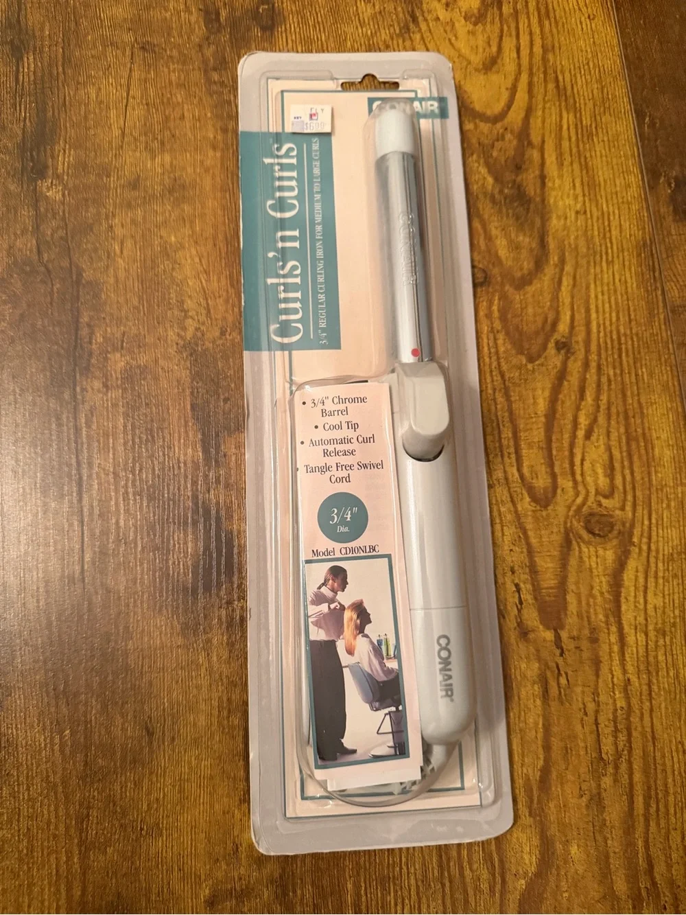 Vintage 1991 Conair Curls ’n Curls 3/4” Curling Iron CD10NLBC Sealed New
